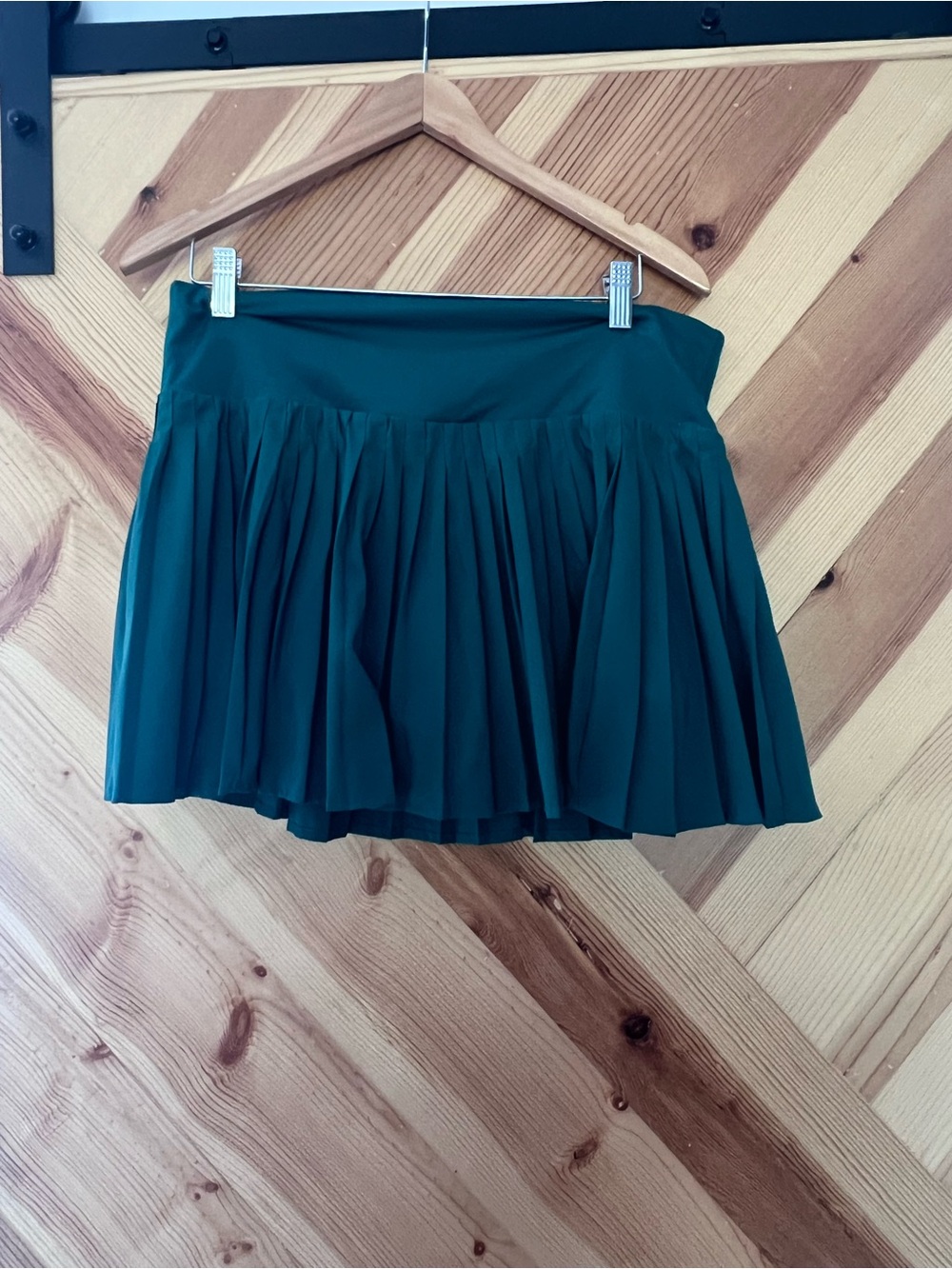 all in motion Dark Green Pleated Skater Skirt
